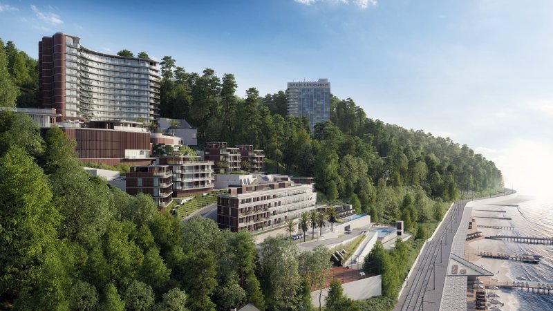 Архитектурный проект «Гостиничный комплекс "МОРЕАРТ"» — МОА