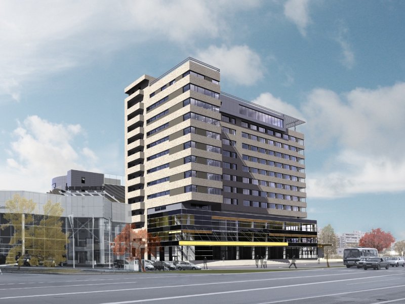 Фото проекта «Гостиница на 200 мест и многоуровневая автостоянка» — МОА