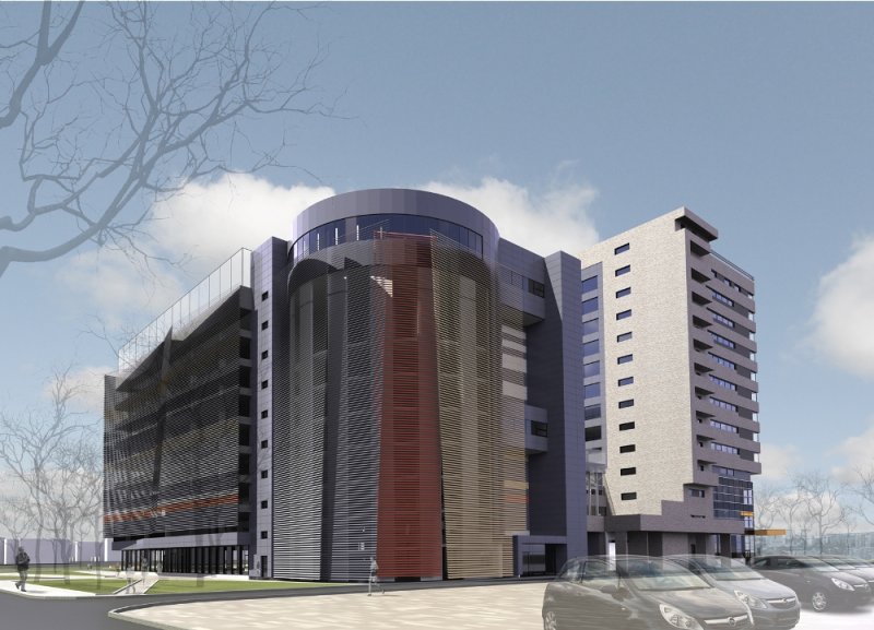 Фото проекта «Гостиница на 200 мест и многоуровневая автостоянка» — МОА