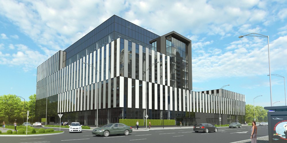 Архитектурный проект «Торгово-спортивный комплекс с подземной автостоянкой» — Торгово-развлекательный центр — проектирование 2014 — МОА