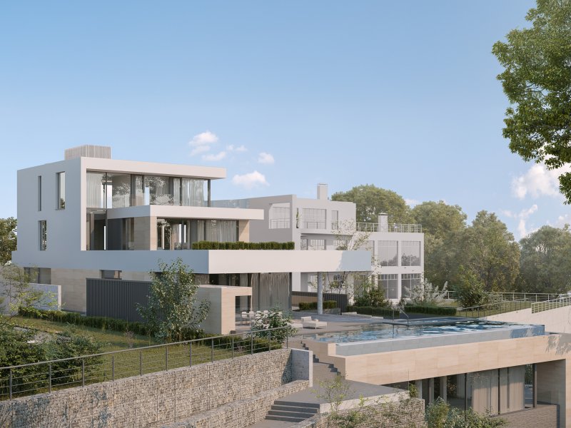 Архитектурный проект «Вилла Лазурный берег» — МОА