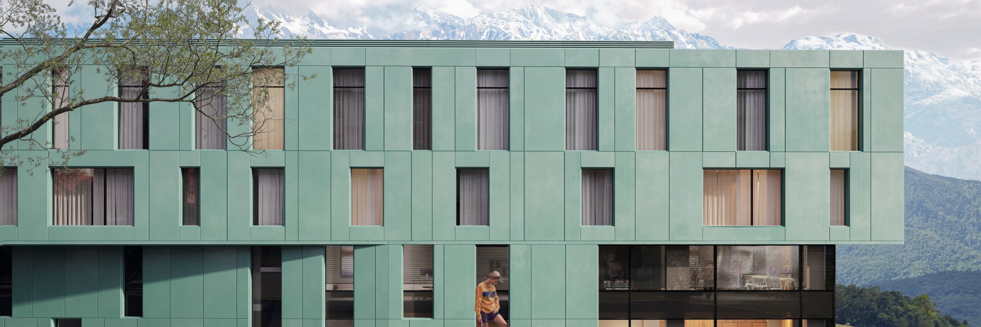 Архитектурный проект «Спортивный комплекс Поляна» — Спортивные объекты — Краснодарский край, город Сочи, Адлерский район, пгт Красная Поляна — проектирование 2022 — МОА