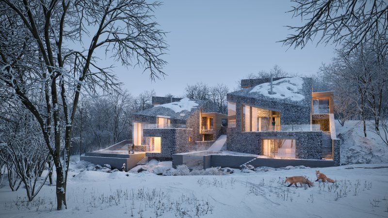 Архитектурный проект «Вилла на р. Бешенка» — МОА