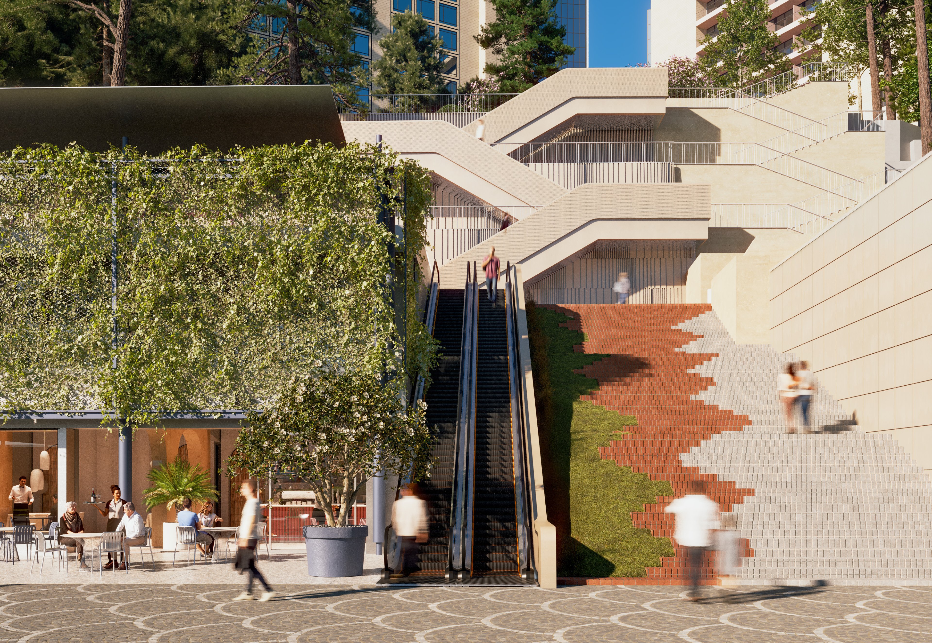 Фото проекта «Реконструкция террас и новый коммуникационный узел» — МОА